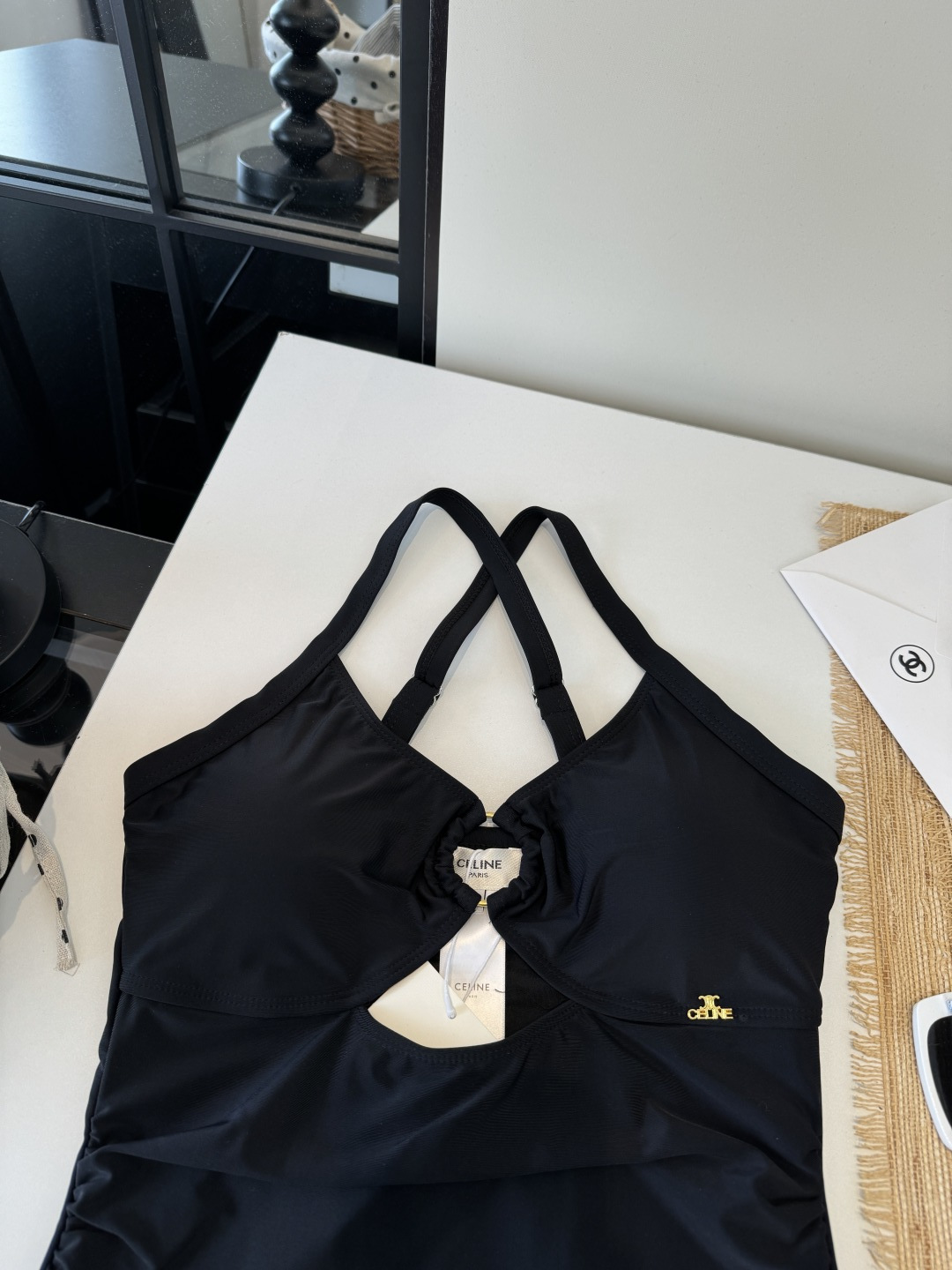 。Celine赛琳新款连体比基尼👙泳衣，S M L XL