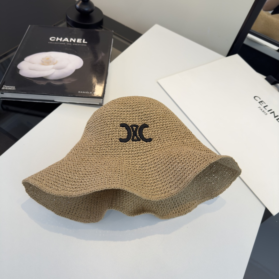 PCeline赛琳新款草帽，跑量款草帽，头围57cm