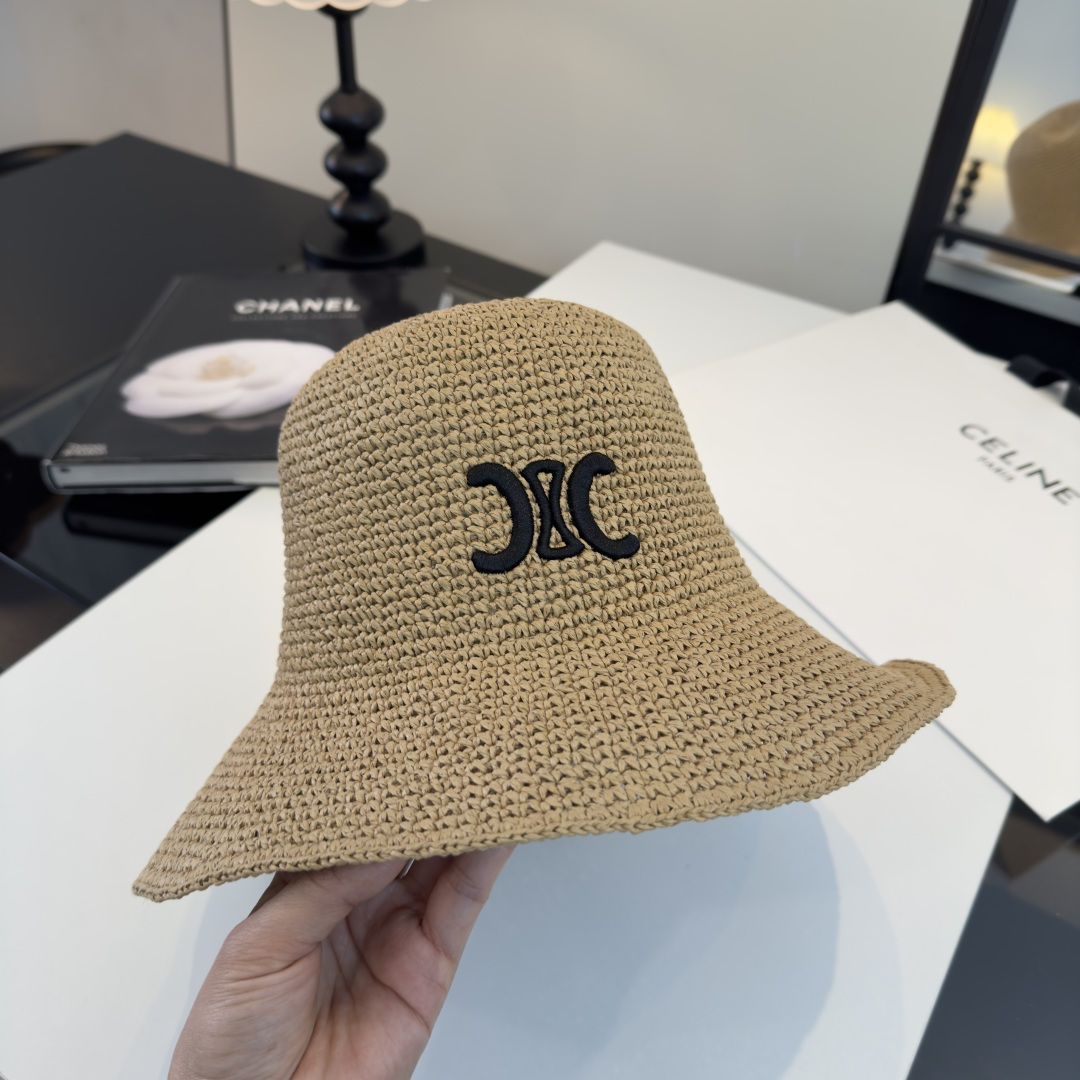 PCeline赛琳新款草帽，跑量款草帽，头围57cm