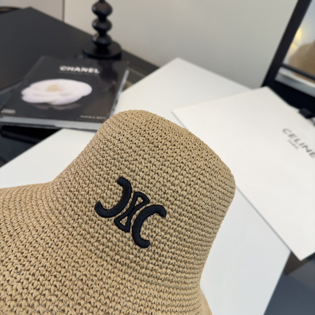 PCeline赛琳新款草帽，跑量款草帽，头围57cm