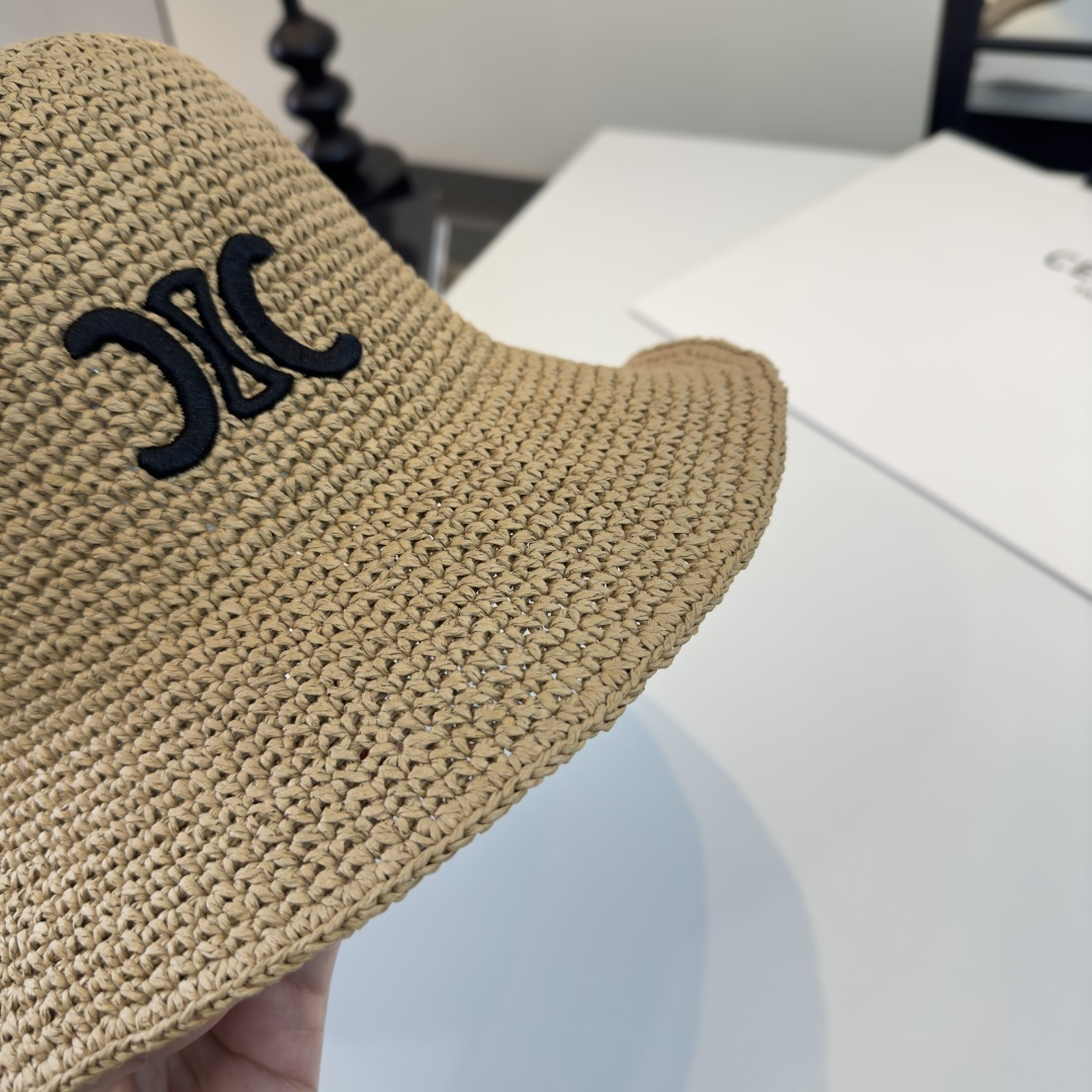 PCeline赛琳新款草帽，跑量款草帽，头围57cm