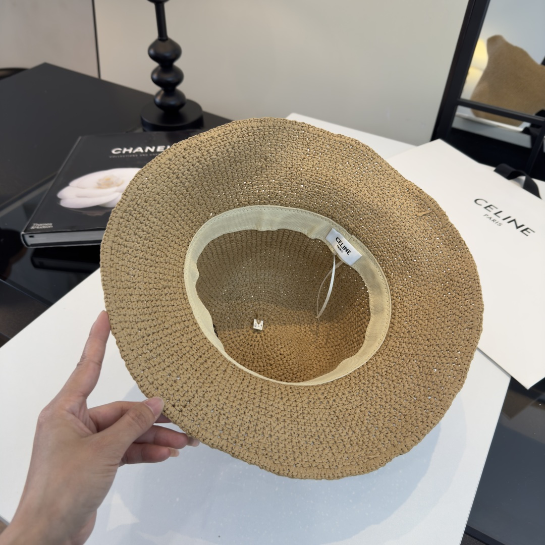 PCeline赛琳新款草帽，跑量款草帽，头围57cm