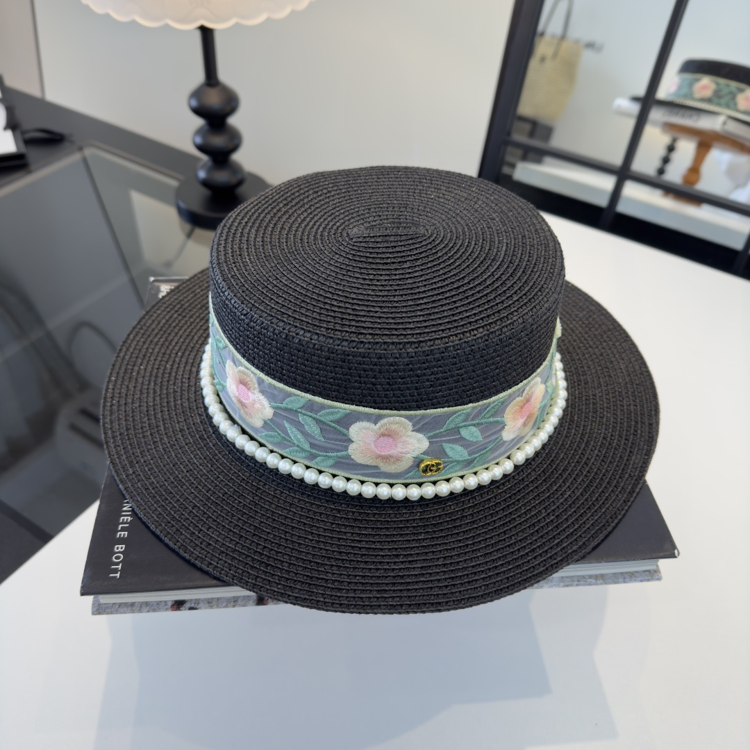 PGucci古奇新款平顶礼帽，头围57cm