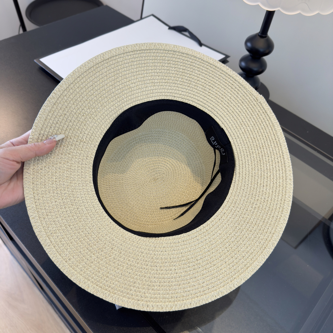 PGucci古奇新款平顶礼帽，头围57cm