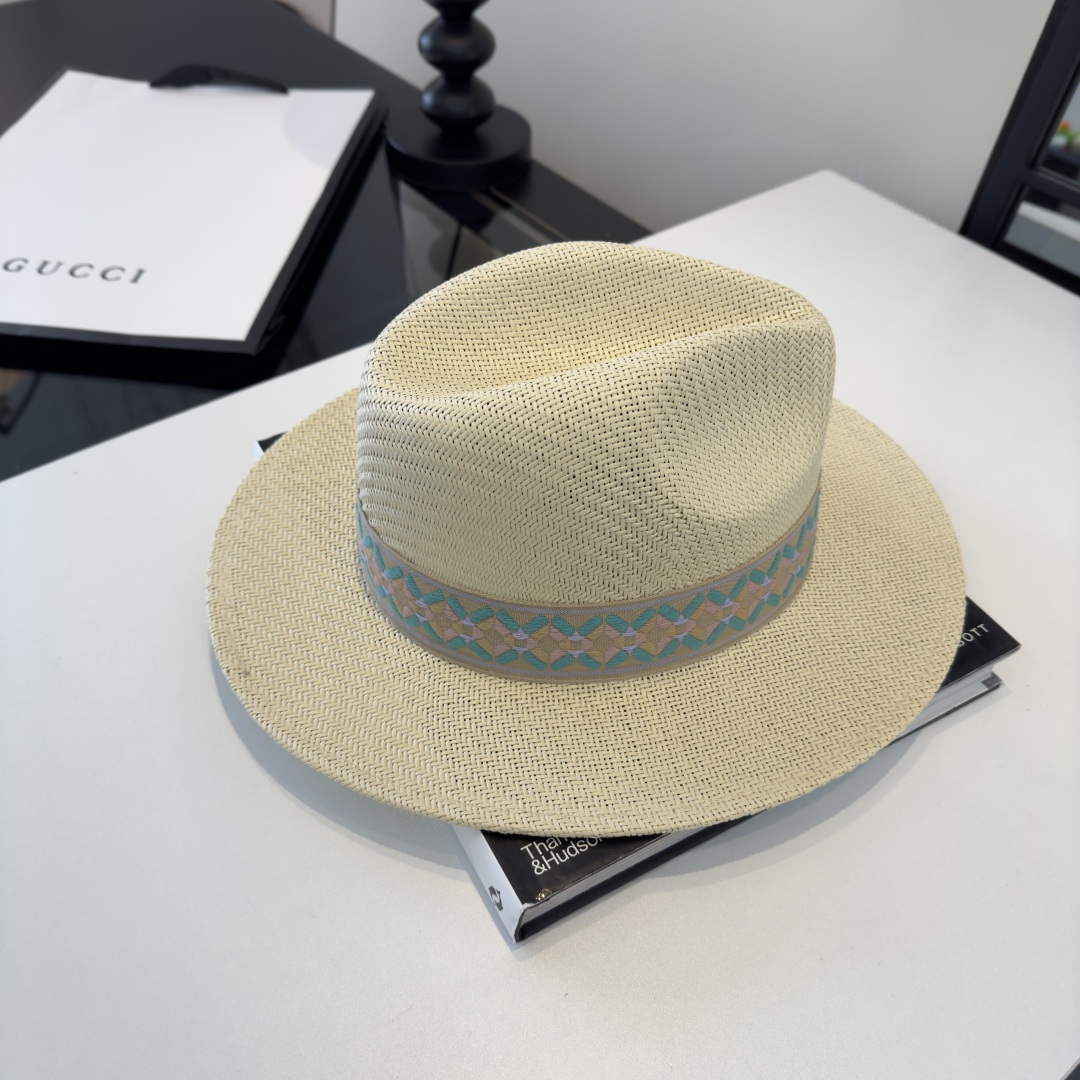Gucci Gucci古奇 名媛风礼帽进口台湾PP草，头围57cm