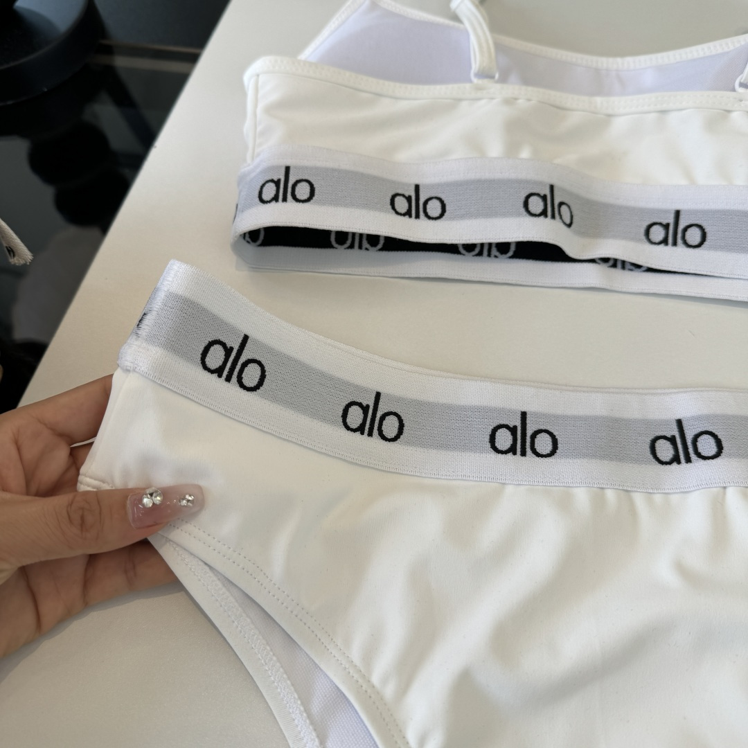 。alo潮牌分体比基尼泳衣，S M L