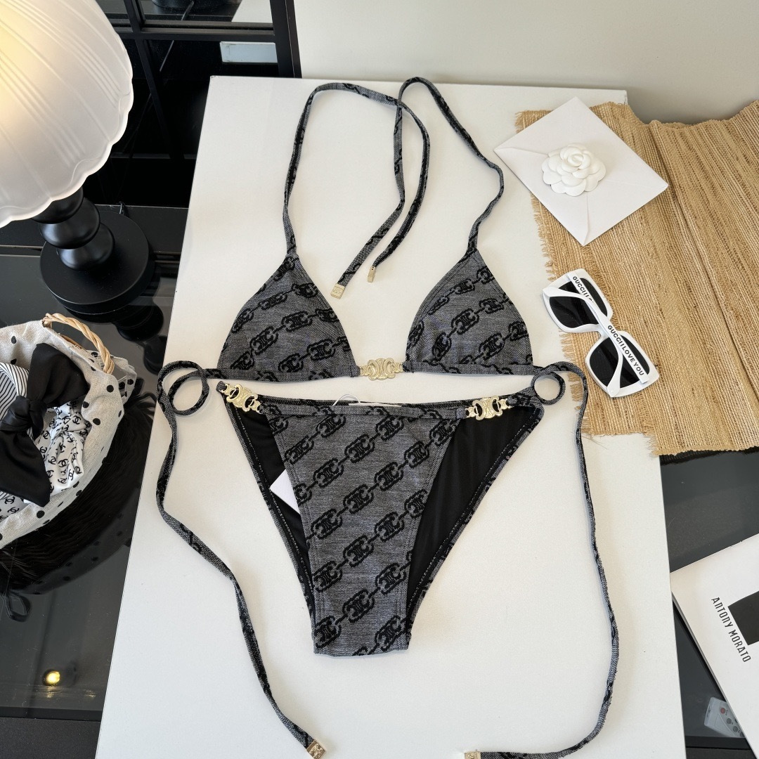 。Celine赛琳新款比基尼👙泳衣，S M L XL