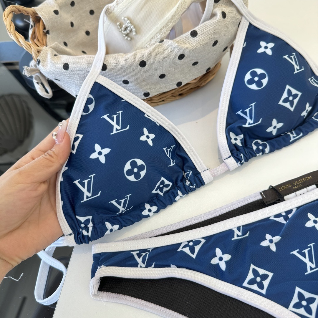 。LV路易威登 比基尼👙 上身超级棒！同步各大专柜发售，自然而然呈现时尚感！十分减龄，具有年轻活力。 码