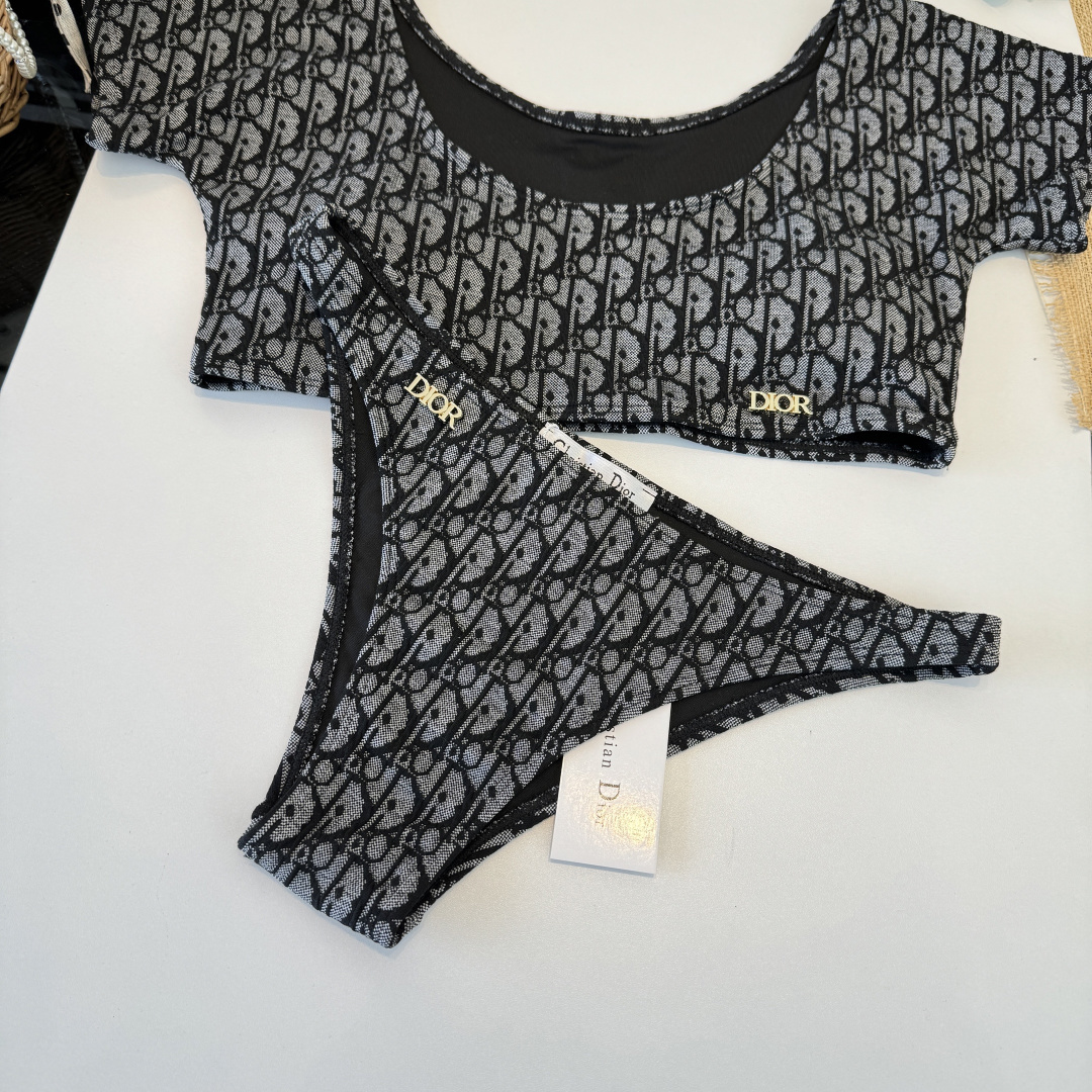。Dior迪奥官方新款分体泳衣比基尼，S M L XL