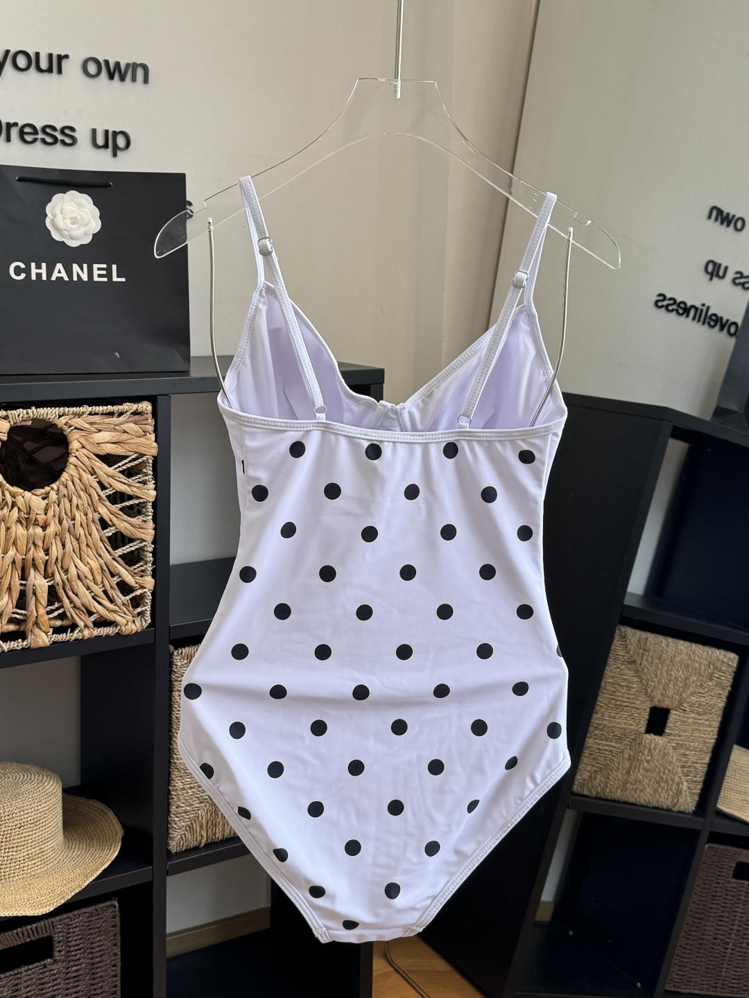 。Chanel香奈儿连体比基尼👙泳衣，S M L XL