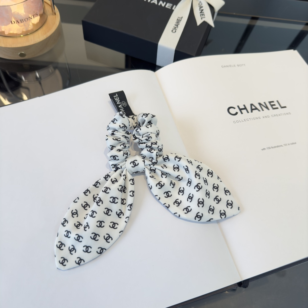 NO:770626,Chanel Chanel vintage rabbit ears hairpins, hairpins, chanel, chanel, hairpins19860909Chanel香奈儿中古兔耳朵发圈发夹,发夹,chanel,chanel,hairpins,accessory
