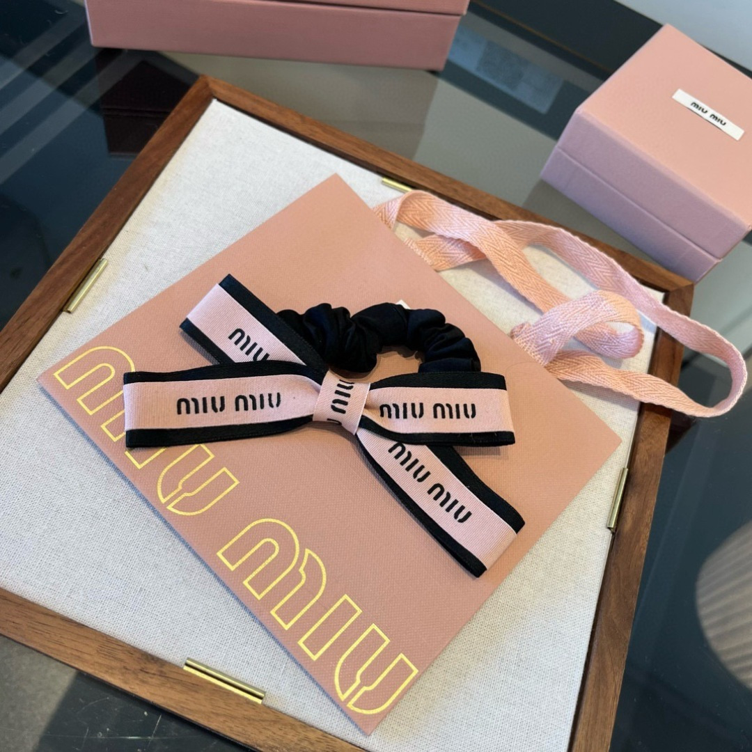 NO:770700,Miu Miumiu new hair tie hairpins, hairpins, miumiu, hairpins19860909缪缪miumiu新款发圈发夹,发夹,miumiu,hairpins,accessory