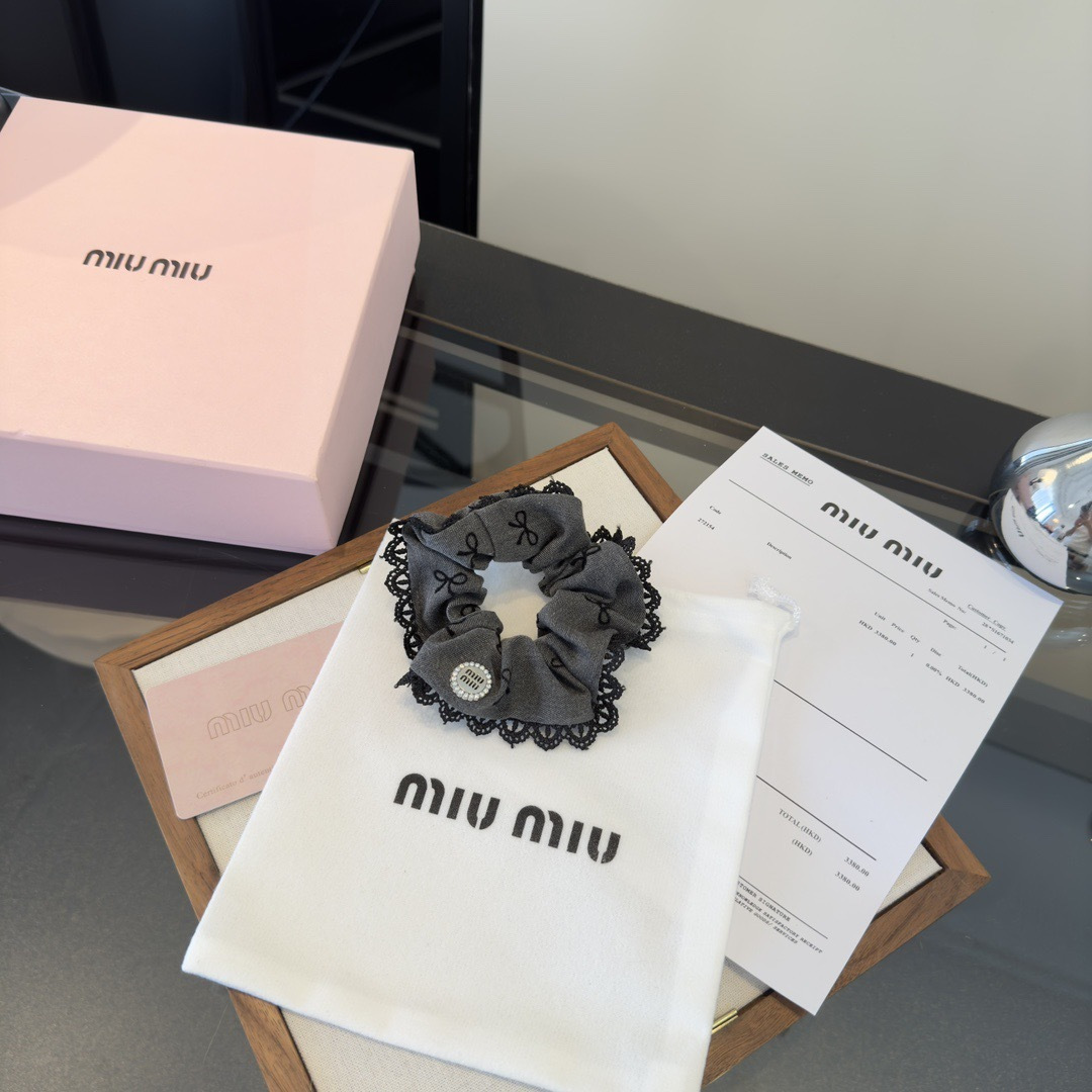 NO:770722,Miu Miu miumiu hair ties, hairpins, miumiu, hairpins19860909缪缪miumiu发圈发夹,发夹,miumiu,hairpins,accessory