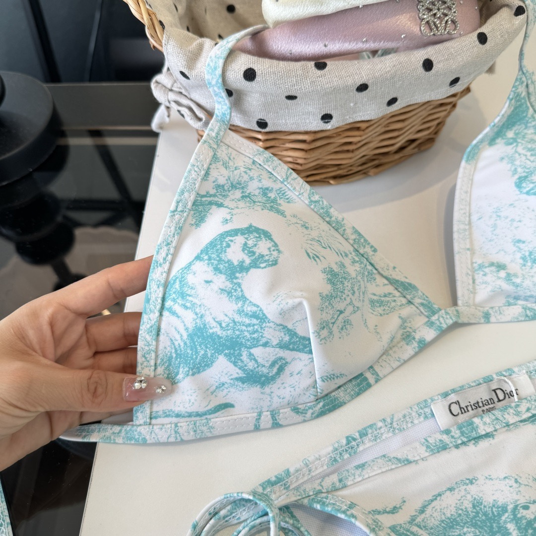 。Dior迪奥 新款比基尼泳衣👙❤️😍🥰适合多种场景的游泳衣🏊‍♀️海边 游泳池 温泉 水上乐园 漂流都