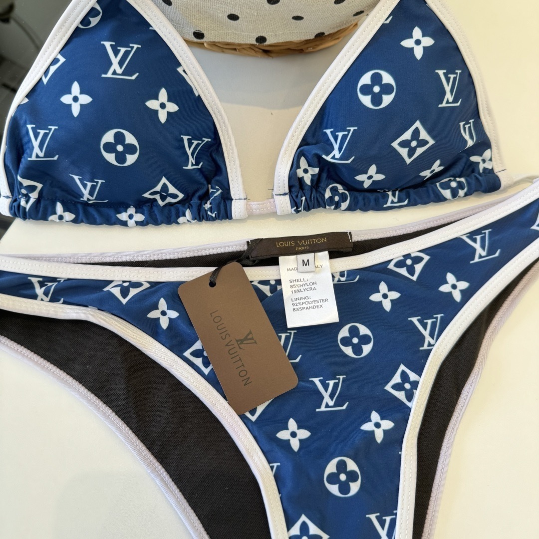。LV路易威登 比基尼👙 上身超级棒！同步各大专柜发售，自然而然呈现时尚感！十分减龄，具有年轻活力。 码