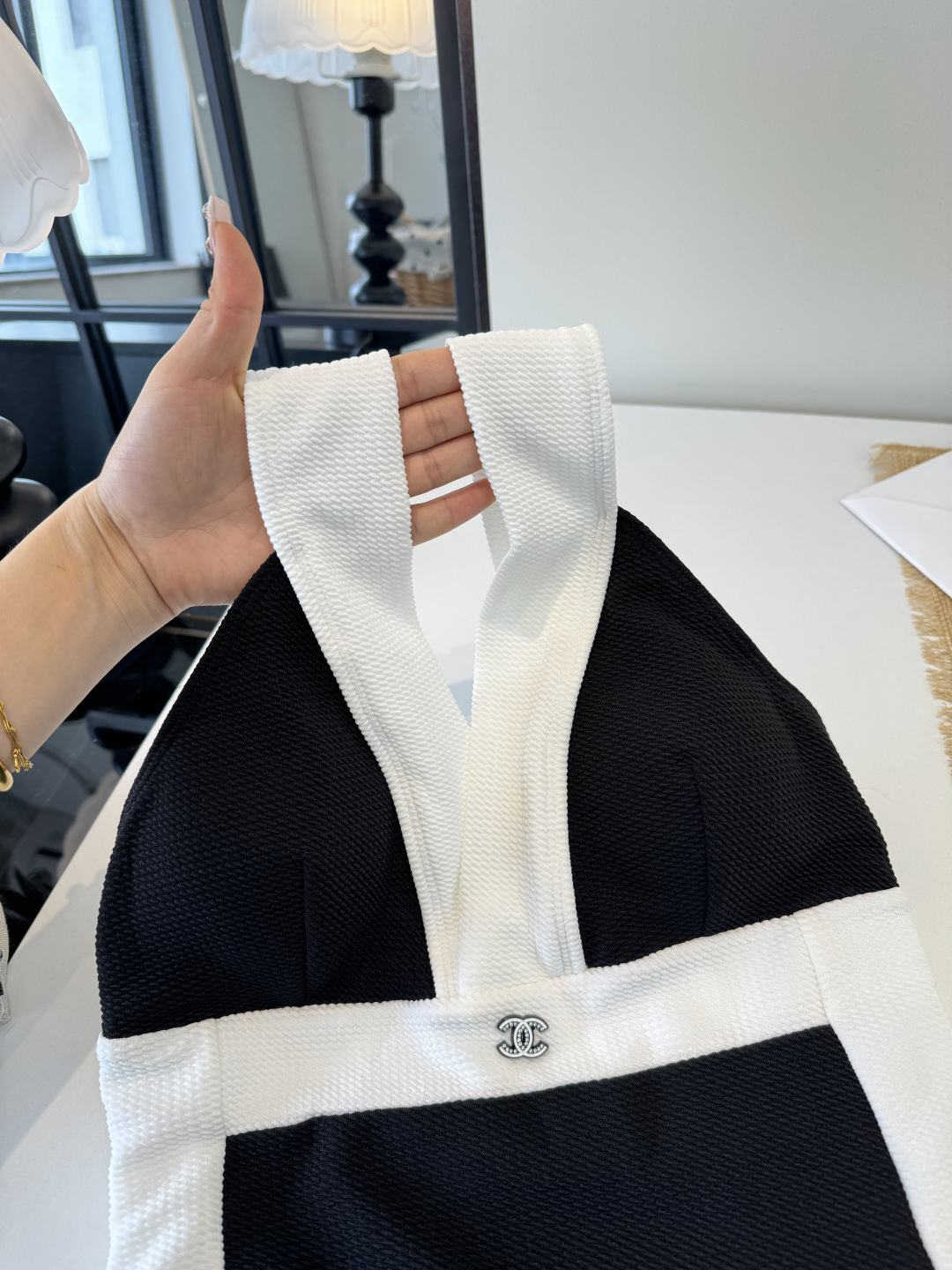 。Chanel香奈儿连体比基尼👙泳衣，S M L XL