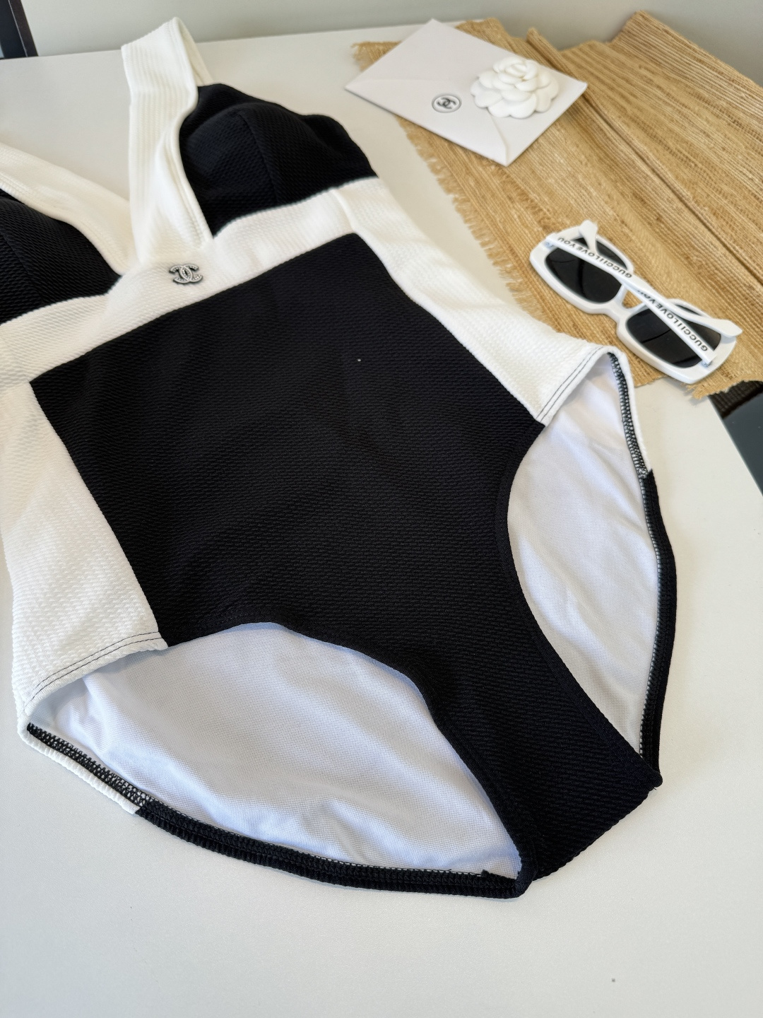 。Chanel香奈儿连体比基尼👙泳衣，S M L XL