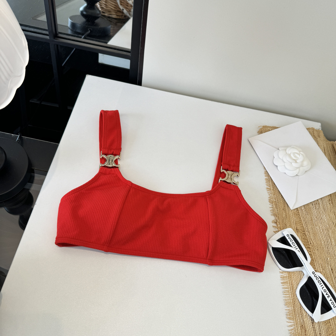 。Celine赛琳分体泳衣比基尼👙，S M L XL