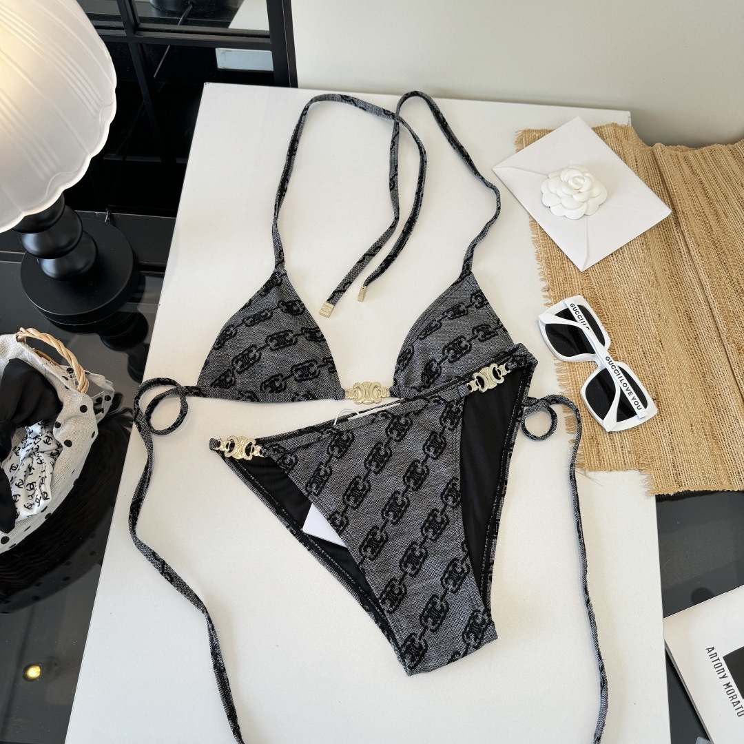 。Celine赛琳新款比基尼👙泳衣，S M L XL