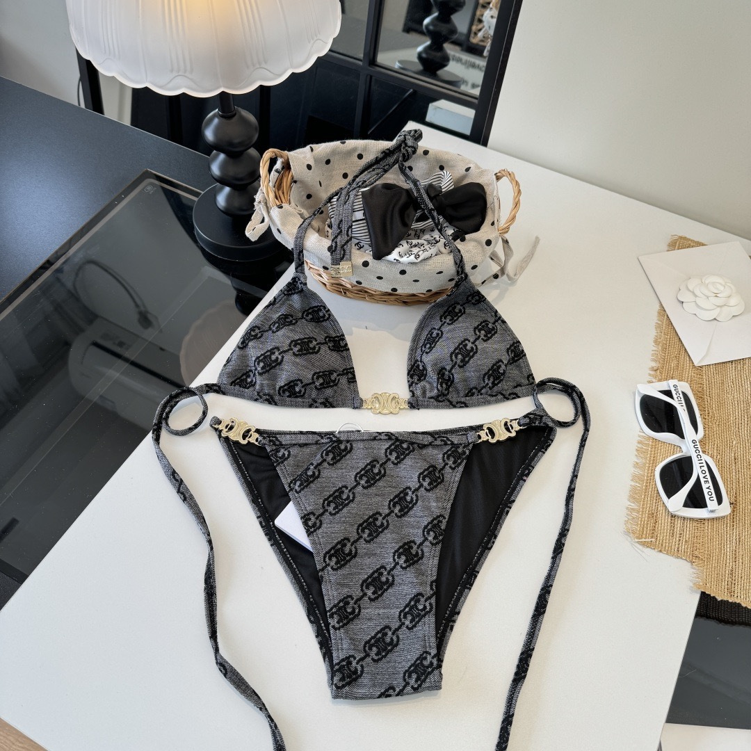 。Celine赛琳新款比基尼👙泳衣，S M L XL