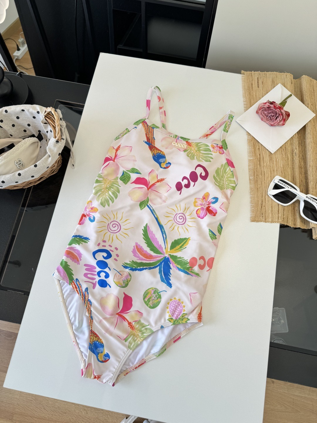 。Gucci古奇新款连体泳衣S M L XL