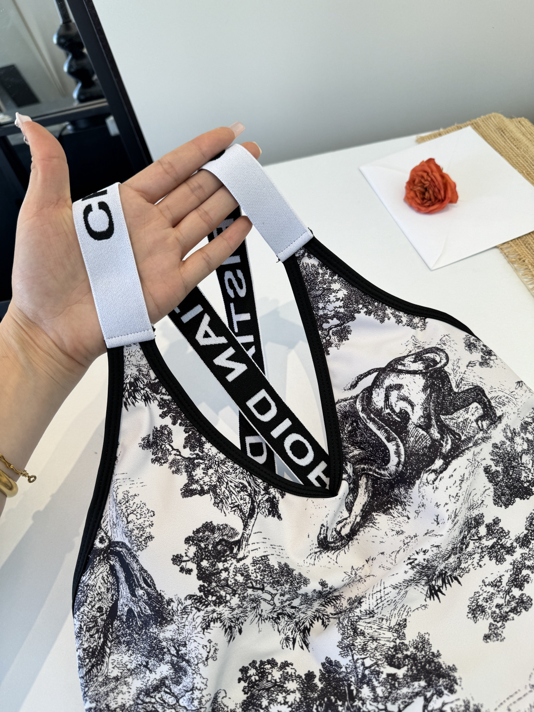 。Dior迪奥官方新款连体泳衣比基尼，S M L XL