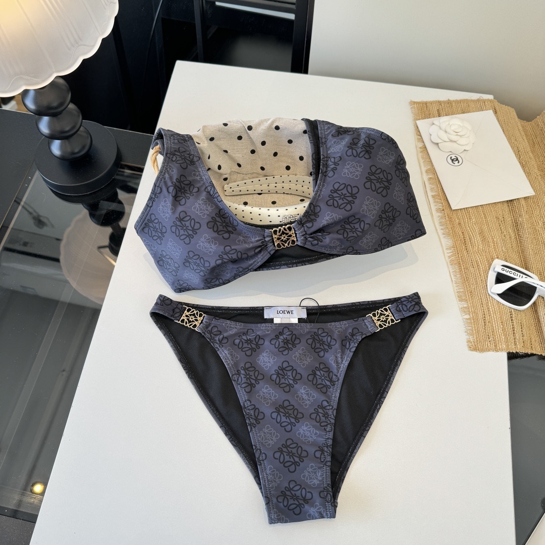 。罗意威LOEWE新款分体比基尼泳衣👙❤️😍🥰适合多种场景的游泳衣🏊‍♀️海边 游泳池 温泉 水上乐园 