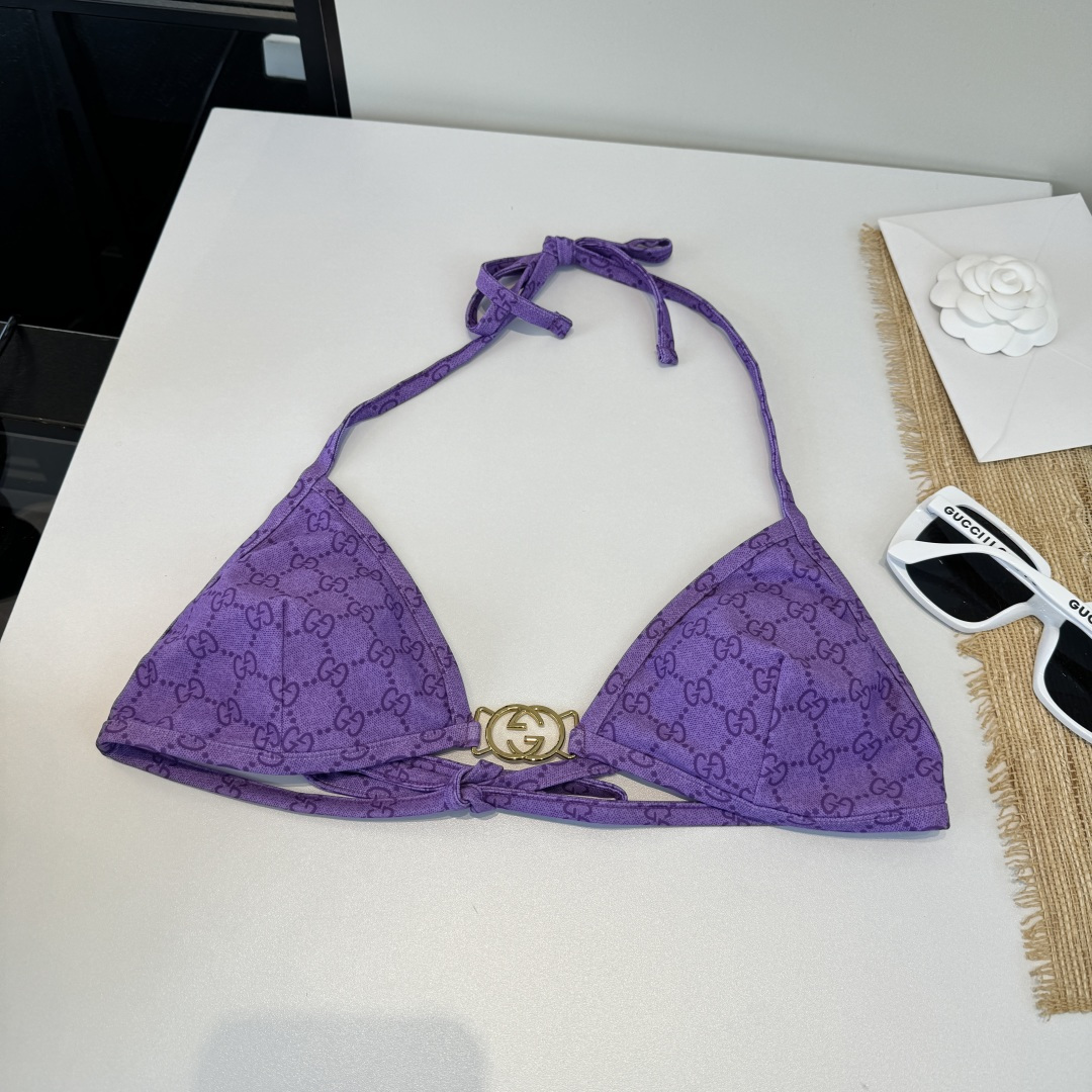 。Gucci古奇比基尼👙 上身超级棒！同步各大专柜发售，自然而然呈现时尚感！十分减龄，具有年轻活力。 码