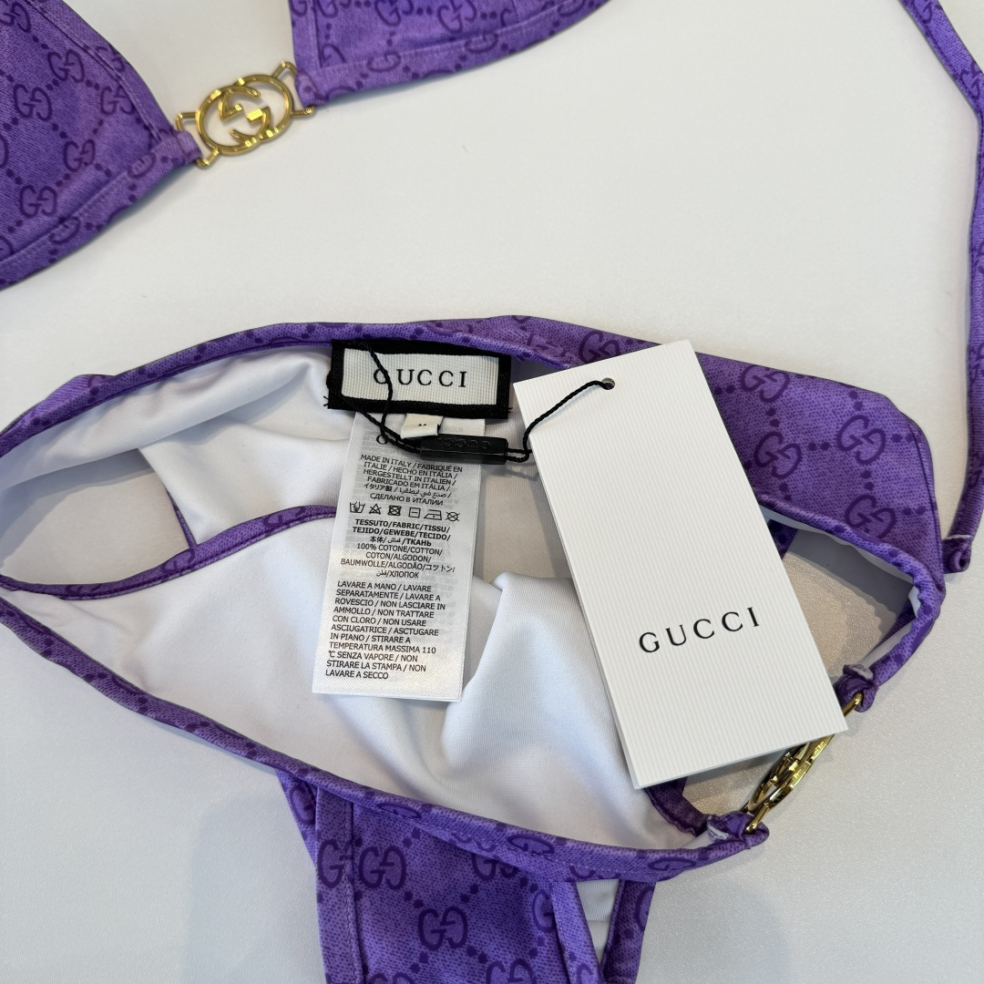 。Gucci古奇比基尼👙 上身超级棒！同步各大专柜发售，自然而然呈现时尚感！十分减龄，具有年轻活力。 码