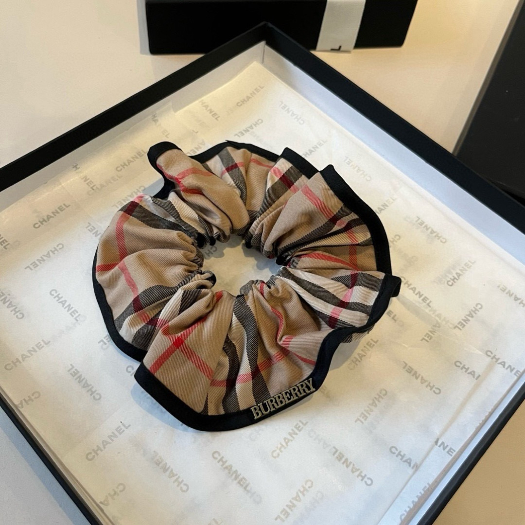 NO:814077,Burberry plaid hair tie hairpins, hairpins, burberry, burberry, hairpins19860909Burberry巴宝莉格子发圈发夹,发夹,burberry,burberry,hairpins,accessory