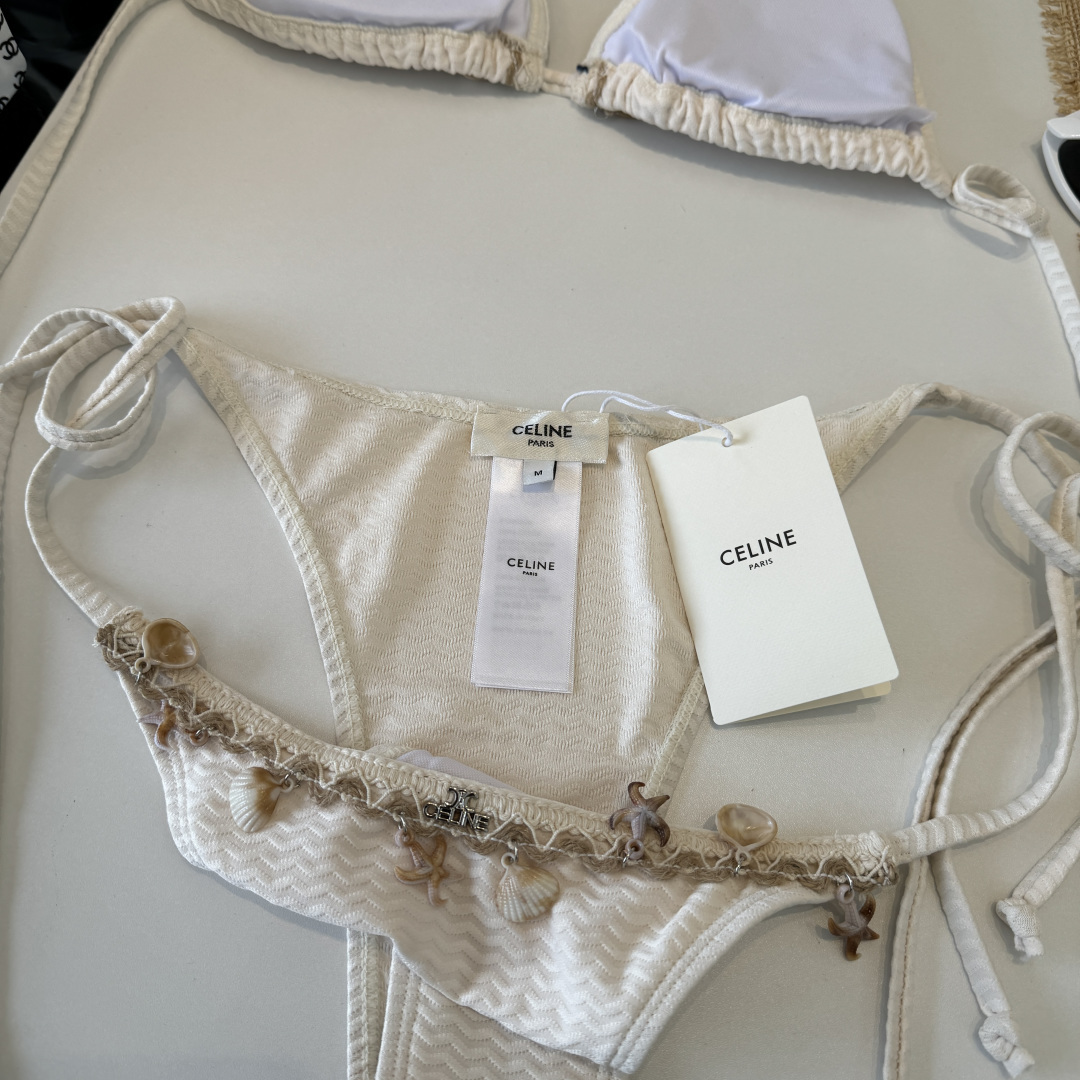 🌾Celine赛琳分体比基尼👙泳衣，S M L XL