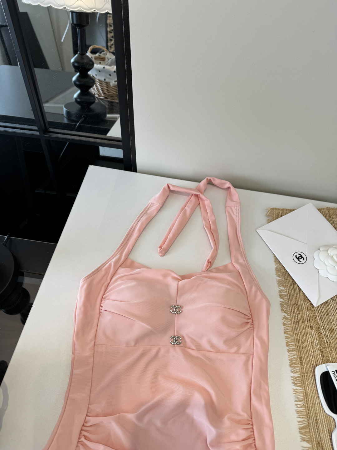 🌾Chanel香奈儿连体比基尼👙泳衣，S M L XL