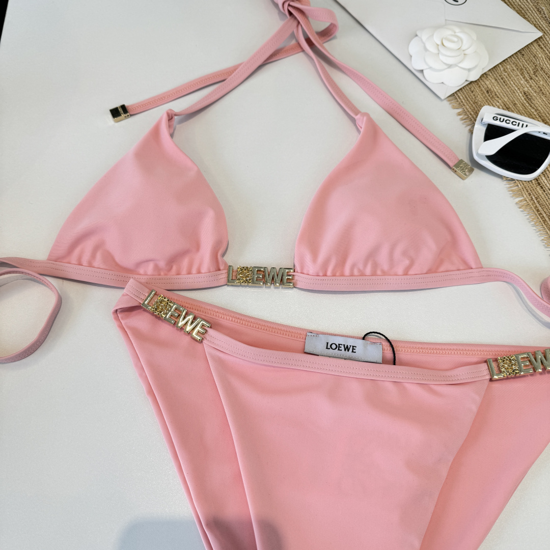 🌾罗意威LOEWE新款比基尼泳衣👙❤️😍🥰适合多种场景的游泳衣🏊‍♀️海边 游泳池 温泉 水上乐园 漂流