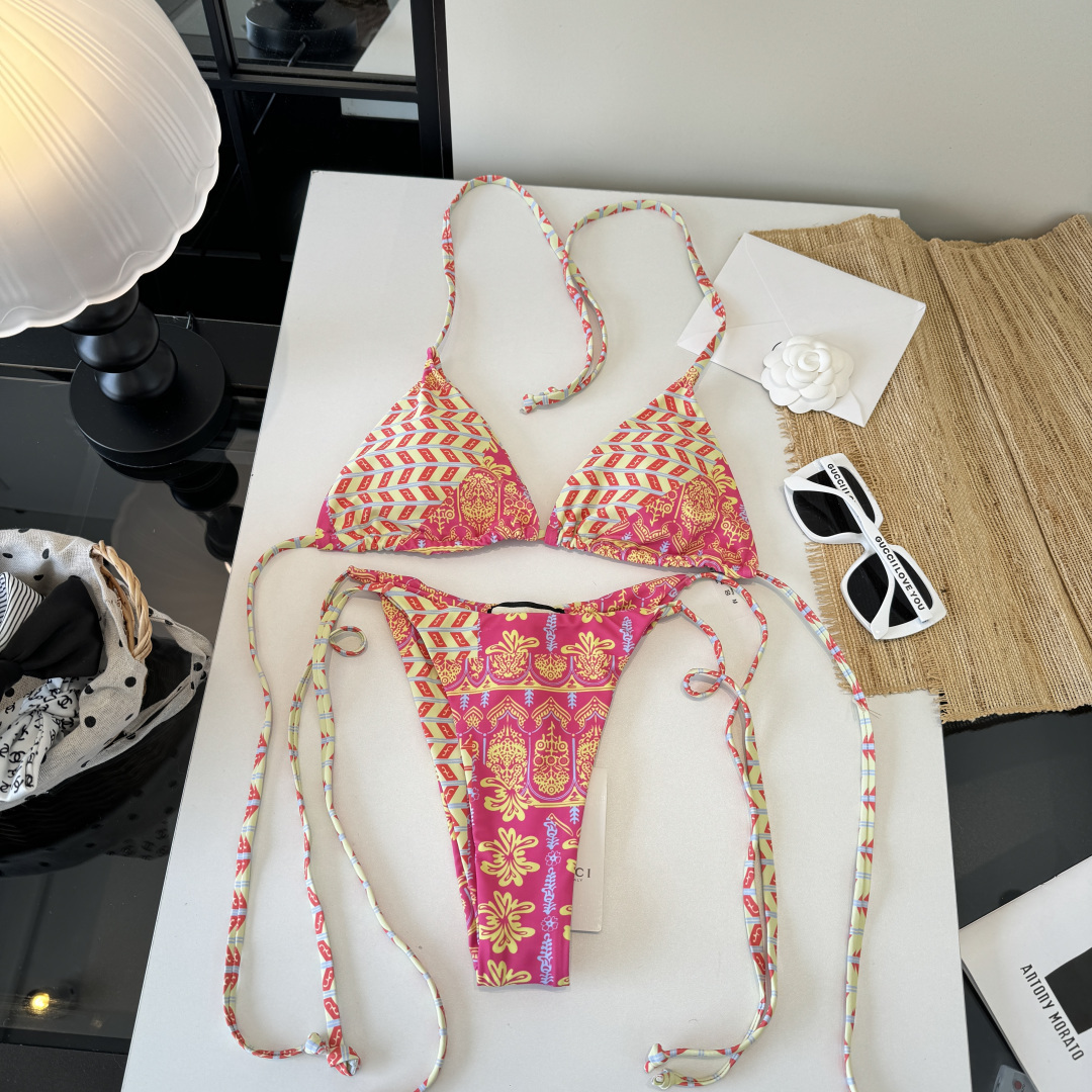 🌾Gucci古奇分体比基尼👙泳衣，S M L XL
