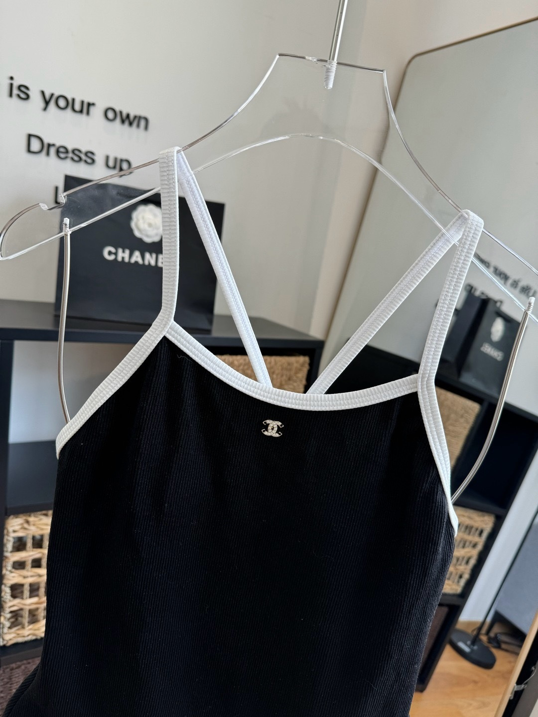 🌾Chanel香奈儿连体泳衣👙比基尼，S M L XL