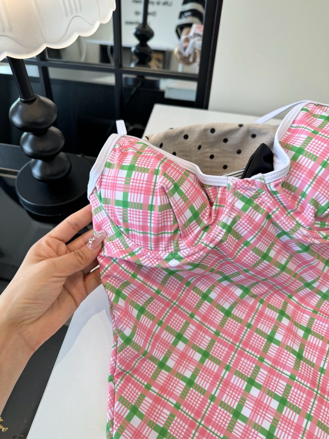 🌾Burberry巴宝莉格子连体泳衣比基尼👙S M L XL