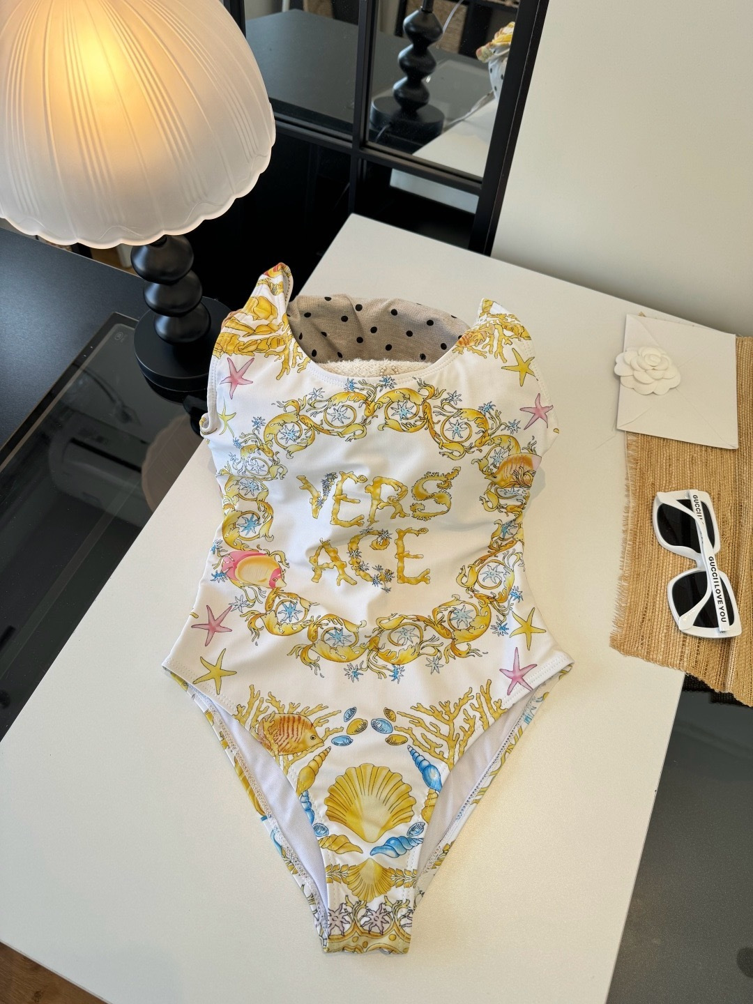 🌾范思哲连体比基尼👙泳衣  😍🥰适合多种场景的游泳衣🏊‍♀️海边 游泳池 温泉 水上乐园 漂流都可以😌内