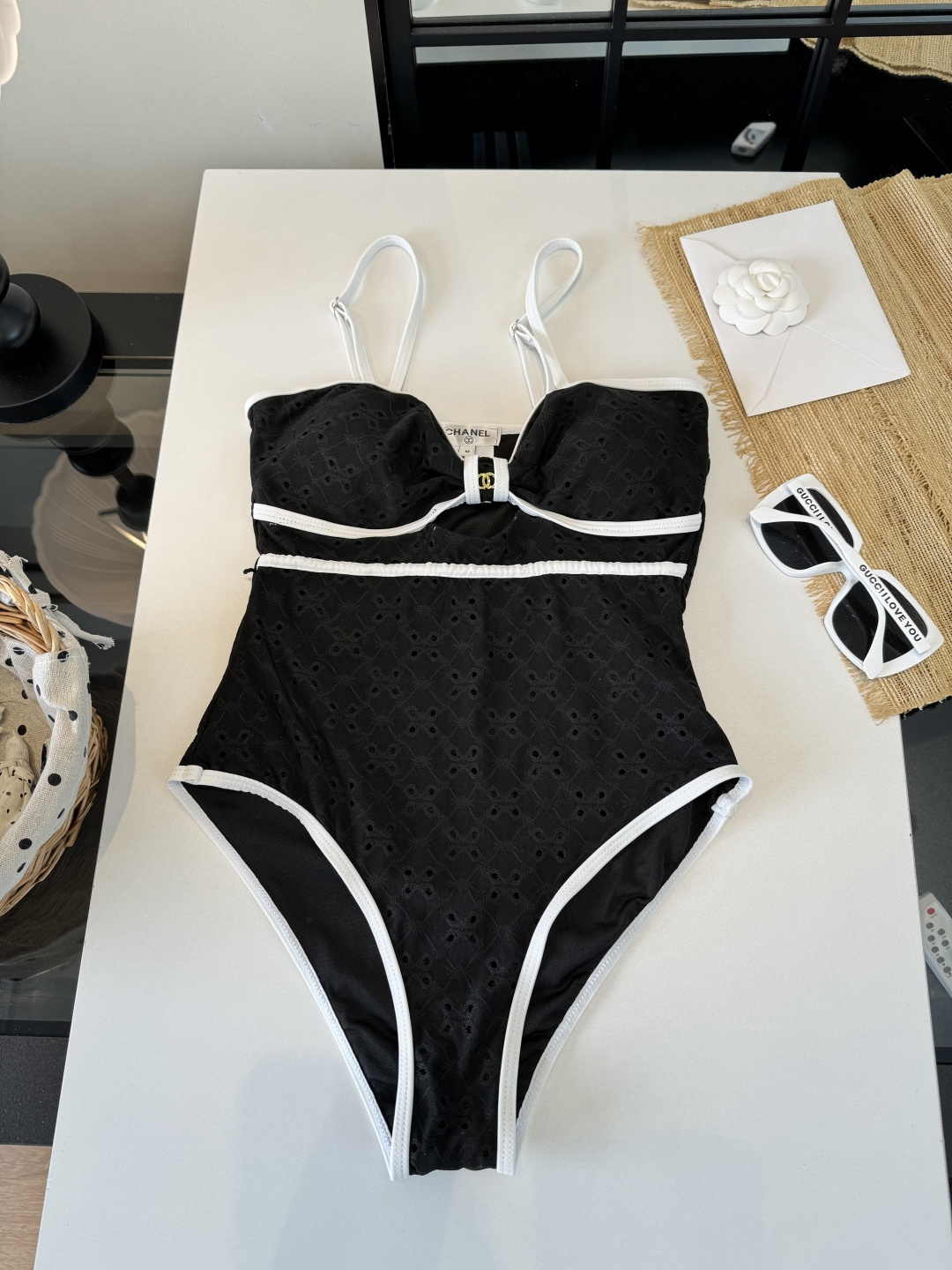 🌾Chanel香奈儿连体比基尼泳衣🩱👙 码数 S M L XL