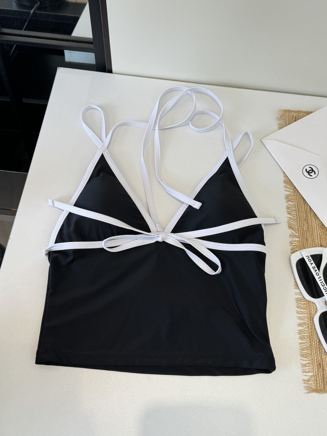 🌾Chanel香奈儿分体比基尼👙泳衣，S M L XL