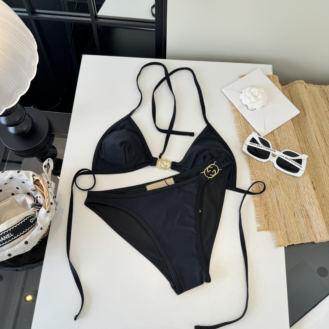 🌾Gucci古奇 分体比基尼👙泳衣  😍🥰适合多种场景的游泳衣🏊‍♀️海边 游泳池 温泉 水上乐园 漂流
