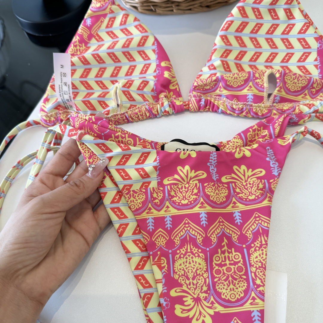 🌾Gucci古奇分体比基尼👙泳衣，S M L XL