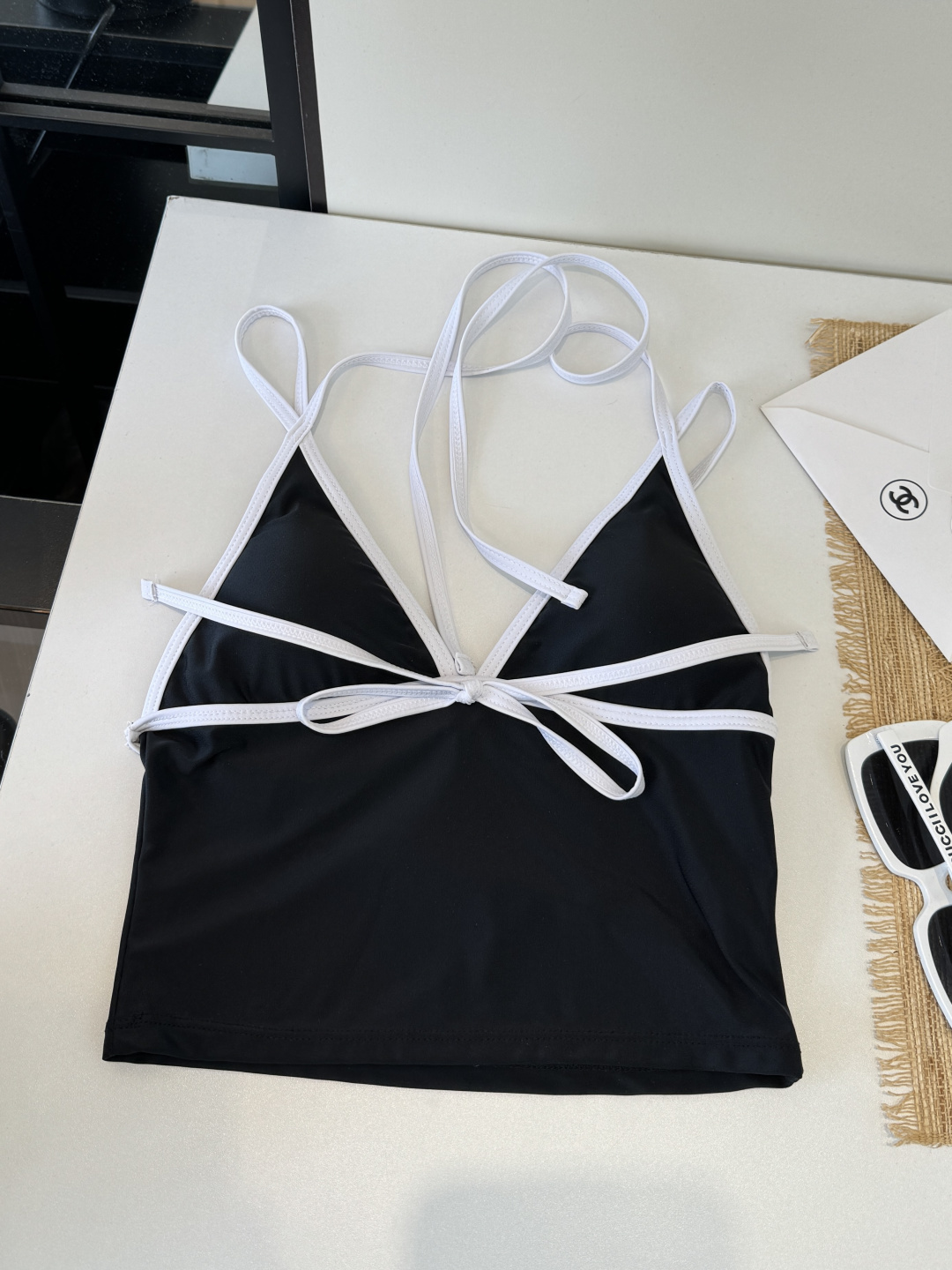 🌾Chanel香奈儿分体比基尼👙泳衣，S M L XL