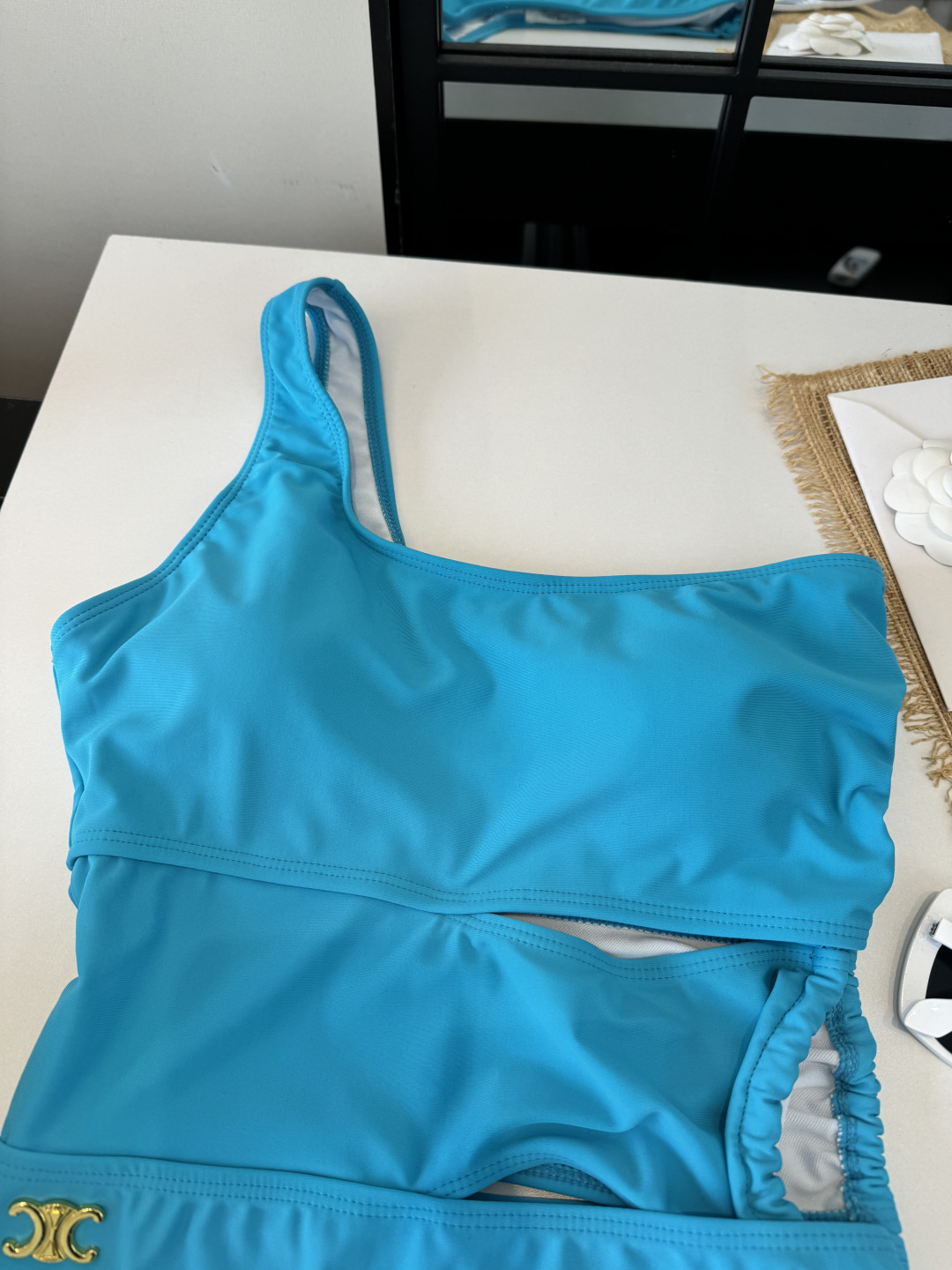 🌾Celine赛琳 连体比基尼泳衣🩱👙 码数 S M L XL