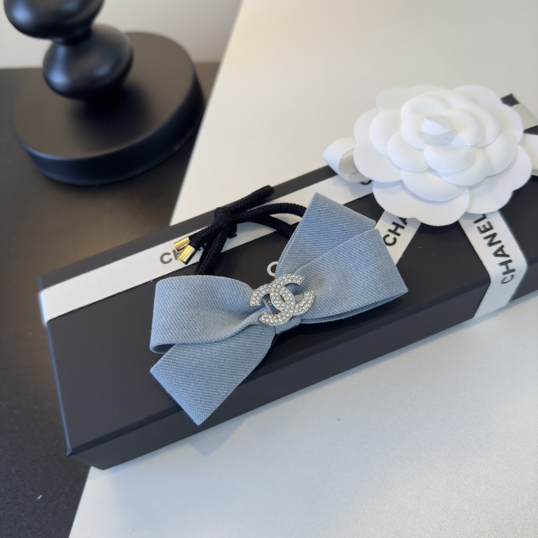 NO:941770,Chanel Chanel bow hair tie hairpins, hairpins, chanel, chanel, hairpins19860909Chanel香奈儿蝴蝶结发圈发夹,发夹,chanel,chanel,hairpins,accessory