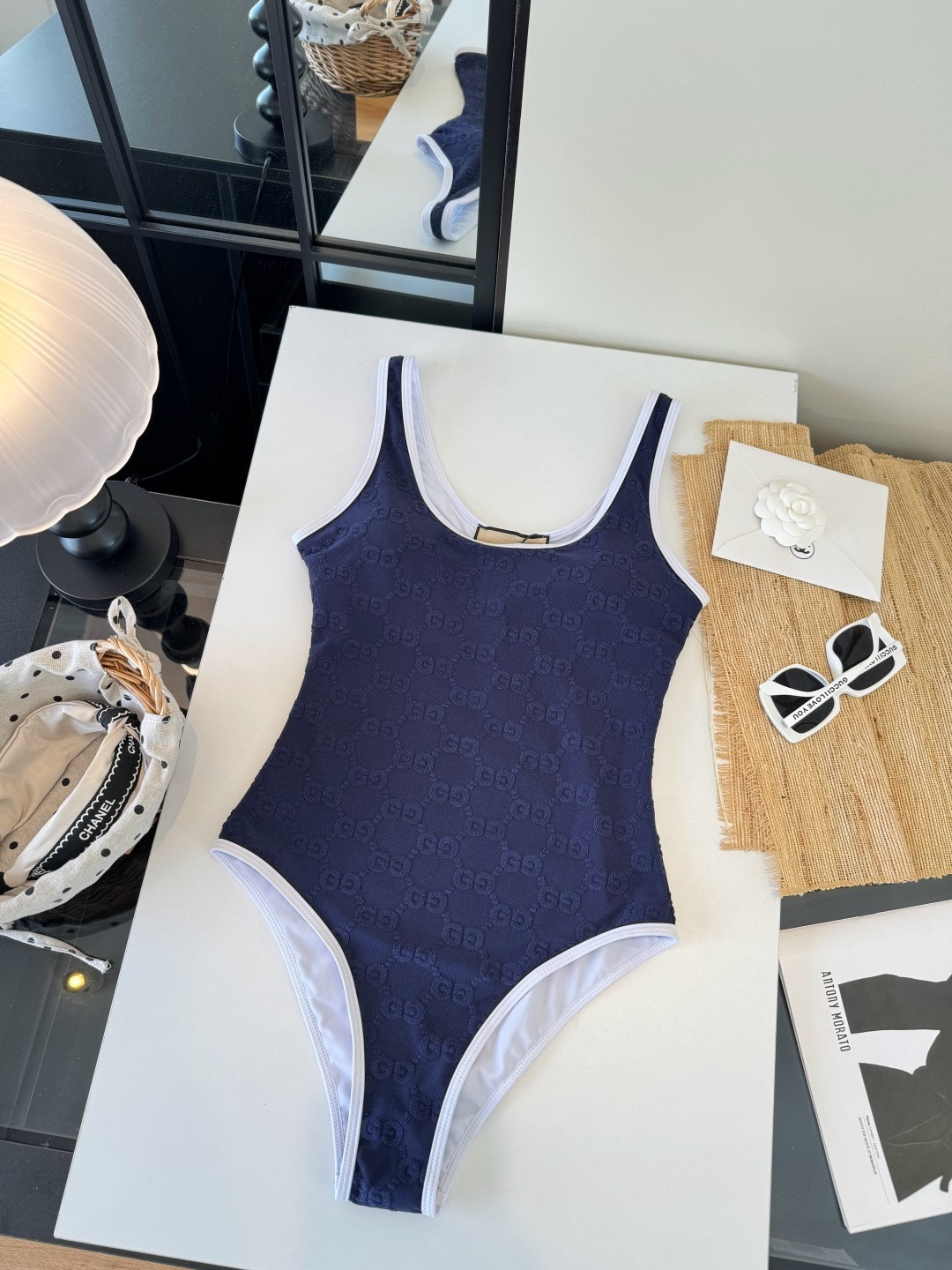 🌾Gucci古奇连体泳衣👙 上身超级棒！同步各大专柜发售，自然而然呈现时尚感！十分减龄，具有年轻活力。 