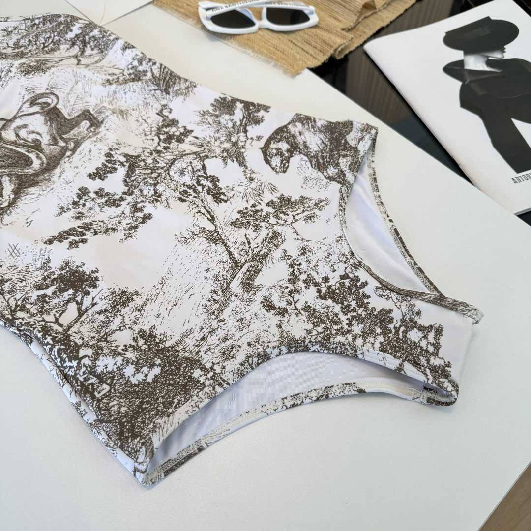 🌾Dior迪奥官方新款连体泳衣比基尼，S M L XL