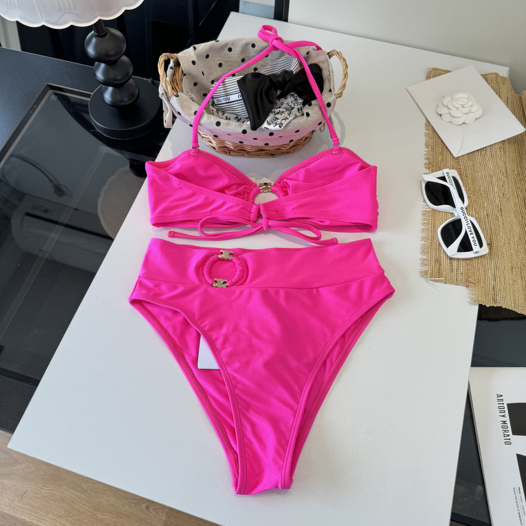 🌾Celine赛琳分体比基尼👙泳衣，S M L XL