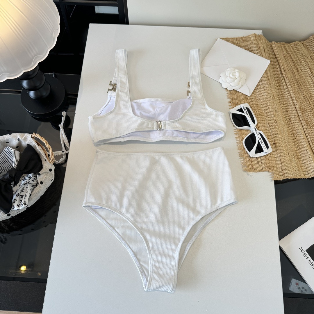 🌾Celine赛琳分体泳衣比基尼👙，S M L XL