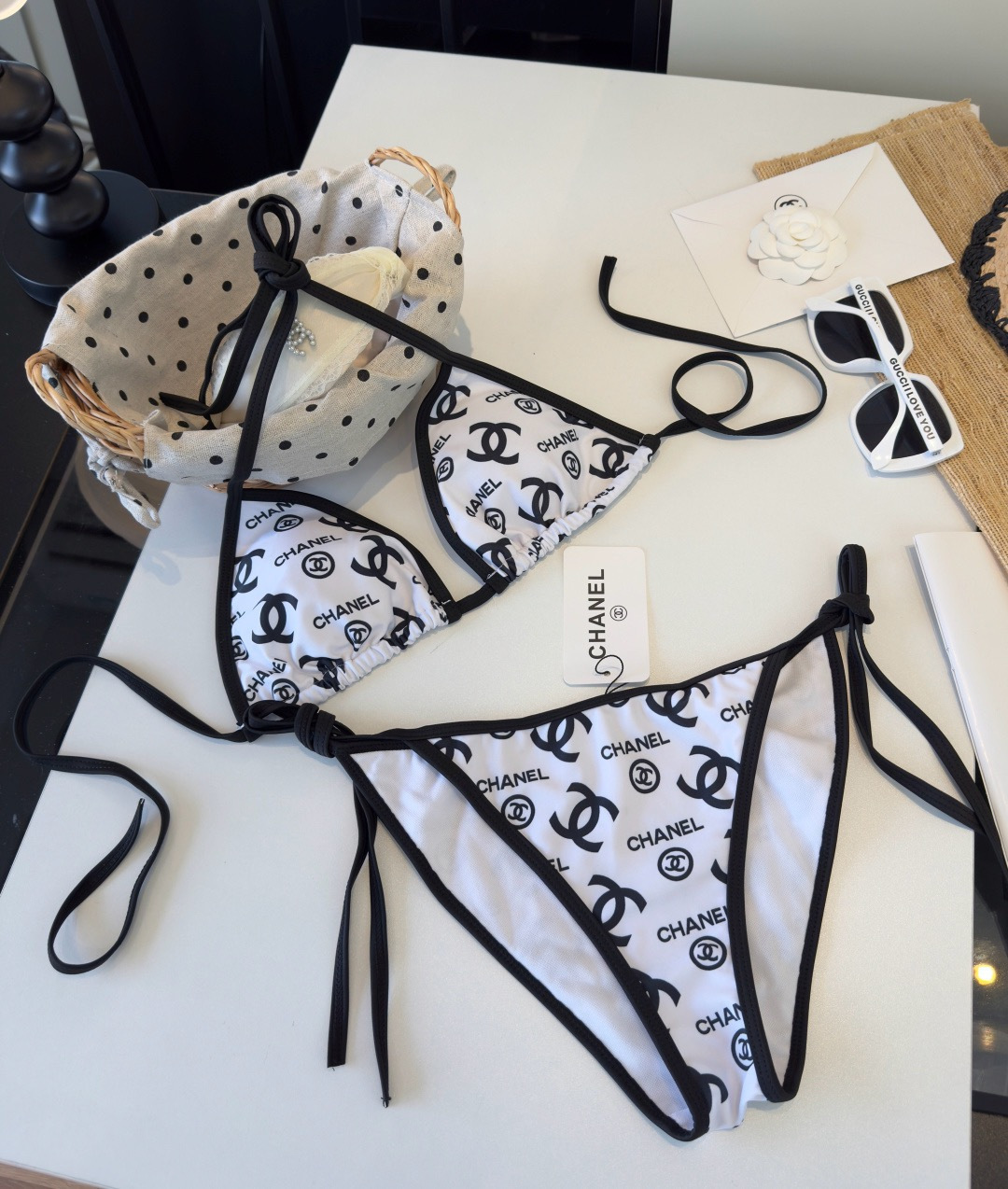 🌾Chanel香奈儿比基尼👙❤️😍🥰适合多种场景的游泳衣🏊♀️海边 游泳池 温泉 水上乐园 漂流都可以 🌾Chanel香奈儿比基尼👙❤️😍🥰适合多种场景的游泳衣🏊♀️海边 游泳池 温泉 水上乐园 漂流都可以