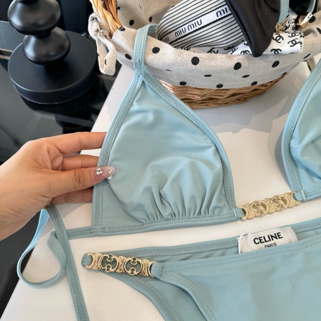 🌾Celine赛琳分体比基尼👙泳衣，S M L XL
